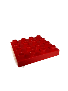 Lego® Duplo® deska 4x4 červená
